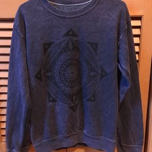 Earthbound Trading Co. Boho Crew neck Sweater S